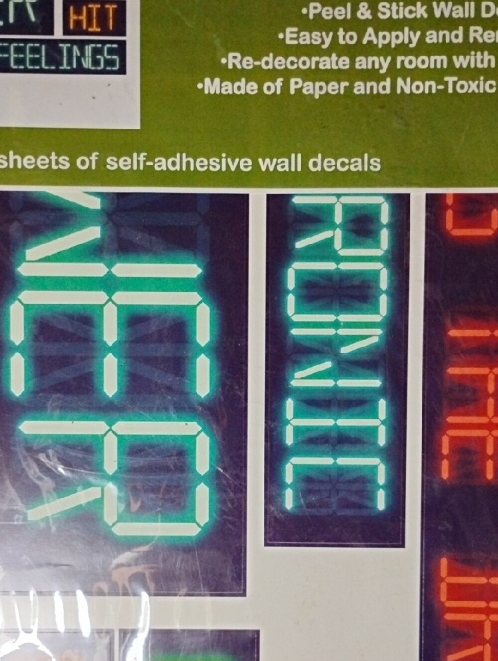 Neon Text & Graphic Sticker Pack - Multi-Color - Picture 4 of 4